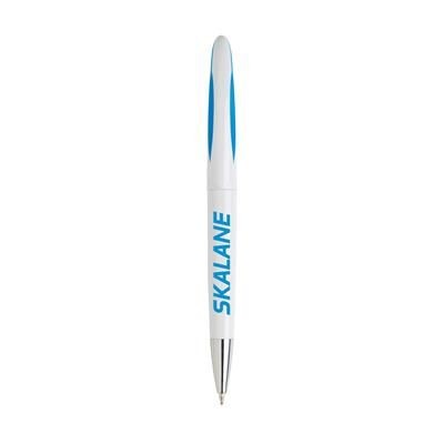 Branded Promotional LUNAR BALL PEN in Light Blue Pen From Concept Incentives.