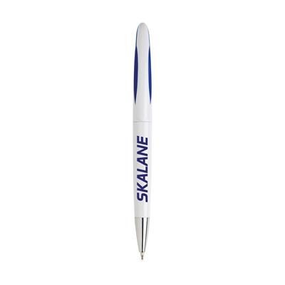 Branded Promotional LUNAR BALL PEN in Dark Blue Pen From Concept Incentives.