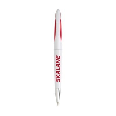 Branded Promotional LUNAR BALL PEN in Red Pen From Concept Incentives.