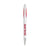 Branded Promotional LUNAR BALL PEN in Red Pen From Concept Incentives.