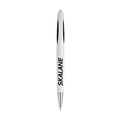 Branded Promotional LUNAR BALL PEN in Black Pen From Concept Incentives.