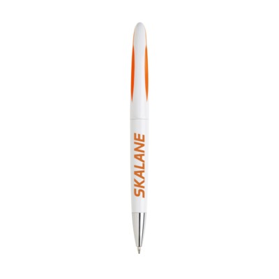 Branded Promotional LUNAR PEN in Orange Pen From Concept Incentives.