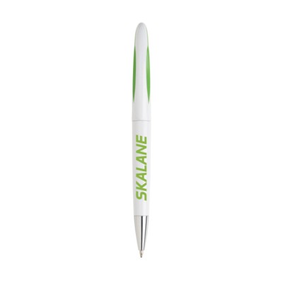 Branded Promotional LUNAR PEN in Green Pen From Concept Incentives.