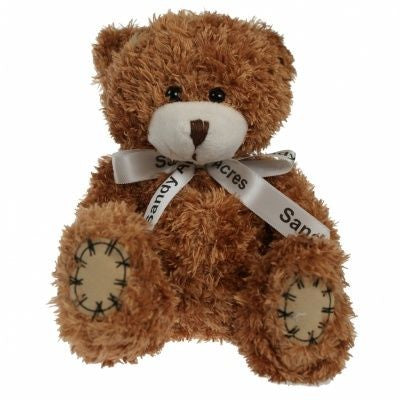 Branded Promotional 18CM PAW BEAR with Bow Soft Toy From Concept Incentives.