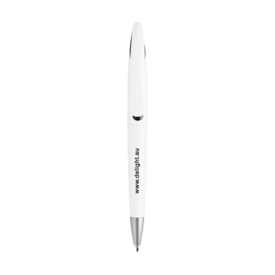 Branded Promotional SWAN PEN in Black Pen From Concept Incentives.