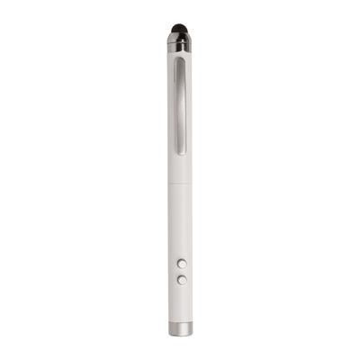 Branded Promotional LASER-PORTO 4-IN-1 PEN with Laser Pointer Pen From Concept Incentives.