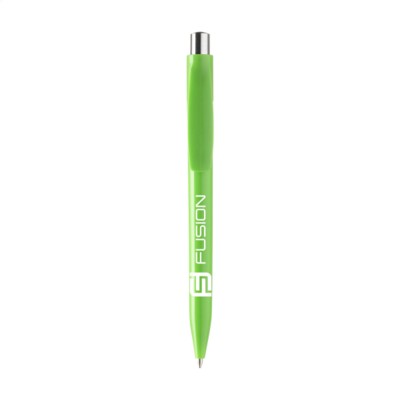 Branded Promotional DOTT PEN in Green Pen From Concept Incentives.