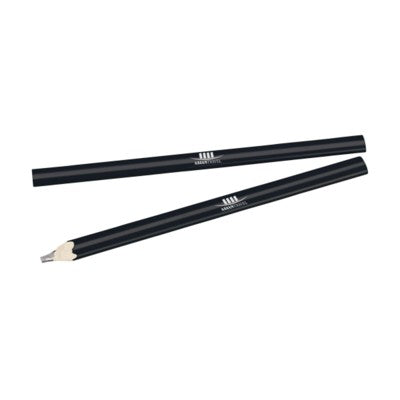 Branded Promotional CARPENTER WOOD PENCIL in Black Pencil From Concept Incentives.