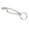 Branded Promotional LIGHTWEIGHT LIFT UP ALUMINIUM METAL BOTTLE OPENER KEYRING in Blue Bottle Opener From Concept Incentives.