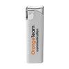 Branded Promotional LUMINACOLOUR LIGHTER in White Lighter From Concept Incentives.