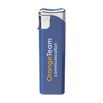 Branded Promotional LUMINACOLOUR LIGHTER in Blue Lighter From Concept Incentives.