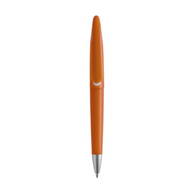 Branded Promotional SWAN COLOUR PEN in Orange Pen From Concept Incentives.