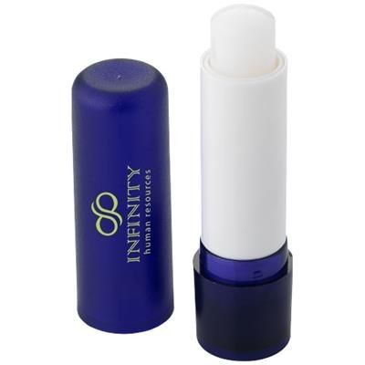 Branded Promotional DEALE LIP BALM STICK in Blue Lip Balm From Concept Incentives.