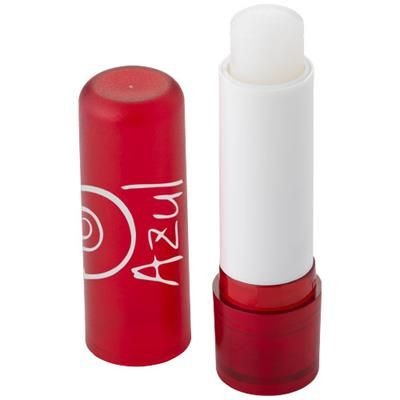 Branded Promotional DEALE LIP BALM STICK in Red Lip Balm From Concept Incentives.