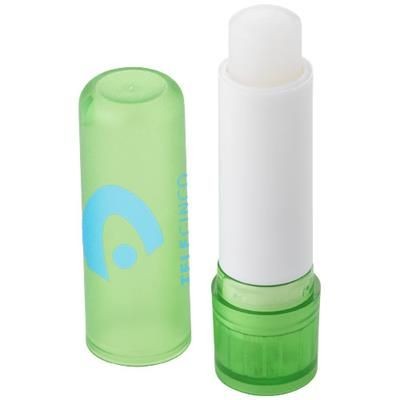 Branded Promotional DEALE LIP BALM STICK in Green Lip Balm From Concept Incentives.