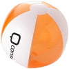 Branded Promotional BONDI SOLID AND CLEAR TRANSPARENT BEACH BALL in Orange from Concept Incentives