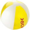 Branded Promotional BONDI SOLID AND CLEAR TRANSPARENT BEACH BALL in Yellow from Concept Incentives