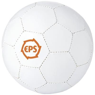 Branded Promotional IMPACT SIZE 5 FOOTBALL in White Solid Football Ball From Concept Incentives.