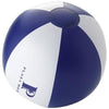 Branded Promotional PALMA SOLID BEACH BALL in Navy-white Solid Beach Ball From Concept Incentives.