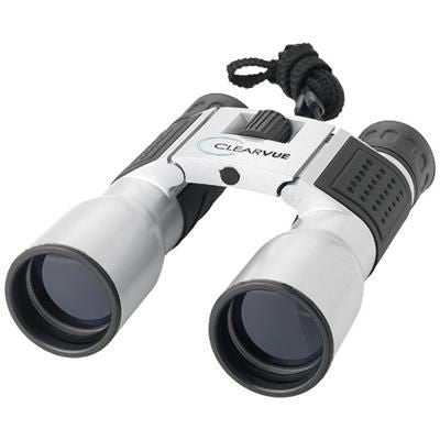 Branded Promotional BRUNO 8 X 32 BINOCULARS in Silver-black Solid Binoculars From Concept Incentives.