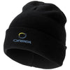 Branded Promotional IRWIN BEANIE in Black Solid Hat From Concept Incentives.