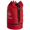 Branded Promotional IDAHO SAILOR ZIPPERED BOTTOM DUFFLE BAG in Red Bag From Concept Incentives.