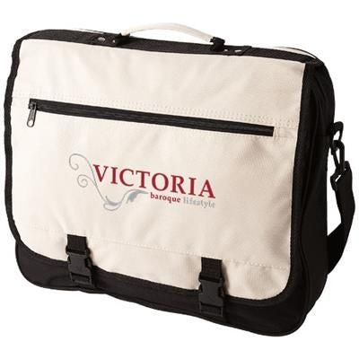 Branded Promotional ANCHORAGE CONFERENCE BAG in Ecru Bag From Concept Incentives.
