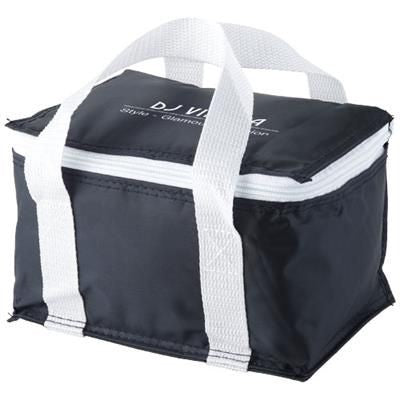 Branded Promotional MALMO COOL BAG in Navy Cool Bag From Concept Incentives.