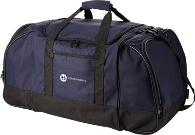 Branded Promotional NEVADA TRAVEL DUFFLE BAG in Blue Solid Bag From Concept Incentives.