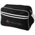 Branded Promotional SACRAMENTO 2-STRIPE MESSENGER BAG in Black Solid Bag From Concept Incentives.