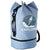 Branded Promotional IDAHO SAILOR ZIPPERED BOTTOM DUFFLE BAG in Ocean Blue Bag From Concept Incentives.