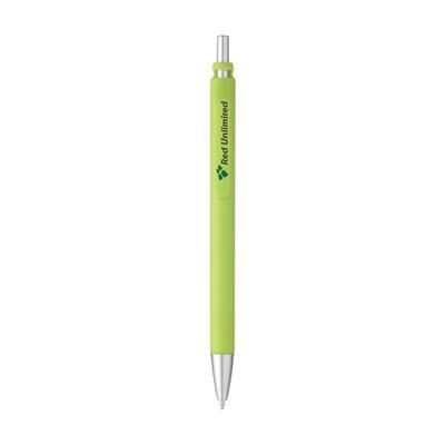 Branded Promotional ZERO PEN in Lime Pen From Concept Incentives.