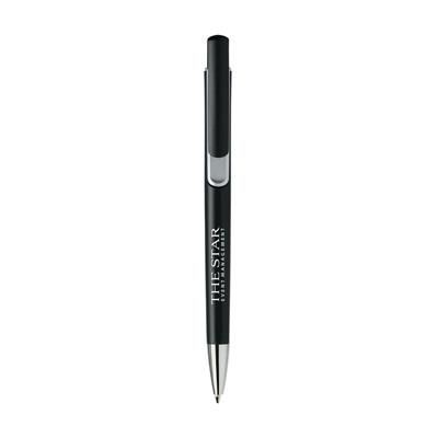 Branded Promotional ACCENTA BALL PEN in Silver Pen From Concept Incentives.