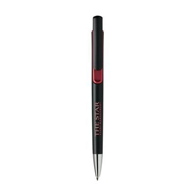 Branded Promotional ACCENTA BALL PEN in Red Pen From Concept Incentives.