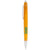 Branded Promotional ALBANY BALL PEN in Clear Transparent Orange Pen From Concept Incentives.