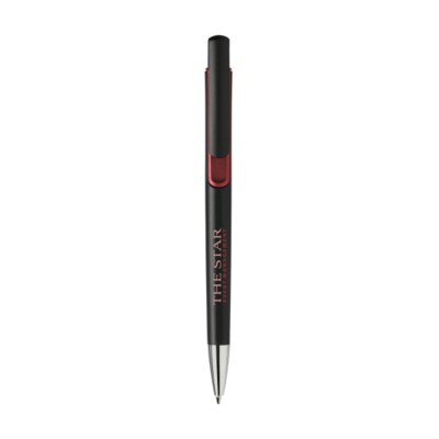 Branded Promotional ACCENTA PEN in Red Pen From Concept Incentives.