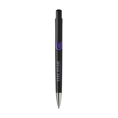 Branded Promotional ACCENTA PEN in Purple Pen From Concept Incentives.