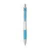 Branded Promotional CURVEY PEN in Light Blue Pen From Concept Incentives.