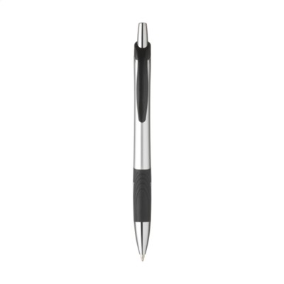 Branded Promotional CURVEY PEN in Black Pen From Concept Incentives.