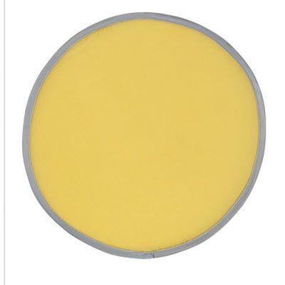 Branded Promotional NYLON POP UP FOLDING FRISBEE in Yellow Frisbee From Concept Incentives.