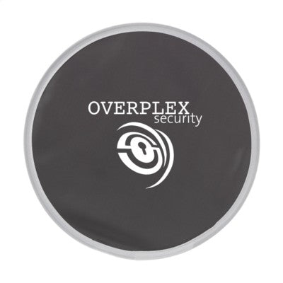 Branded Promotional POPUP FRISBEE in Black Frisbee From Concept Incentives.