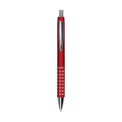 Branded Promotional GLAMOUR BALL PEN in Red Pen From Concept Incentives.