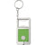 Branded Promotional KALVIN BOTTLE OPENER KEYRING & LIGHT in Light Green & Silver Bottle Opener From Concept Incentives.