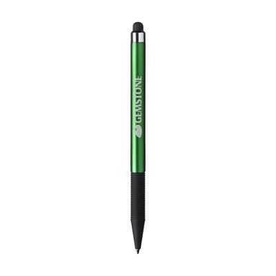 Branded Promotional TOUCHDOWN TOUCHPEN in Green Pen From Concept Incentives.