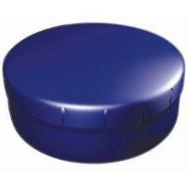 Branded Promotional CLIC CLAC MINTS TIN in Reflex Blue Mints From Concept Incentives.