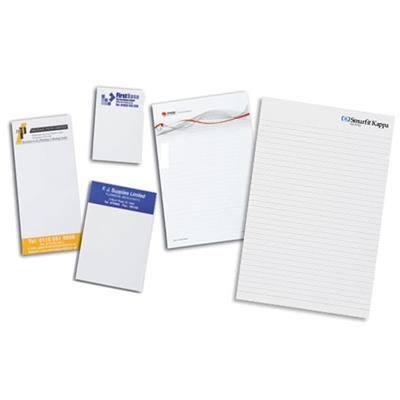 Branded Promotional THIRD A4 DESK PAD Note Pad From Concept Incentives.