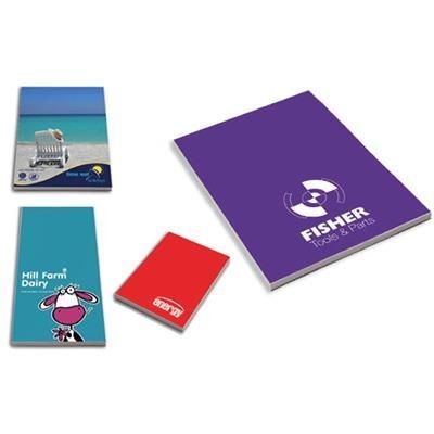 Branded Promotional THIRD A4 DESK PAD with Cover Note Pad From Concept Incentives.