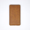 Branded Promotional LEATHER POWER BANK CHARGER 030 in Brown from Concept Incentives