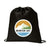 Branded Promotional NON-WOVEN PROMOBAG BACKPACK RUCKSACK in Black Bag From Concept Incentives.