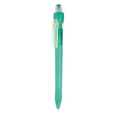 Branded Promotional BALL PEN with Plastic Translucent Barrel & Clear Transparent Trim Pen From Concept Incentives.